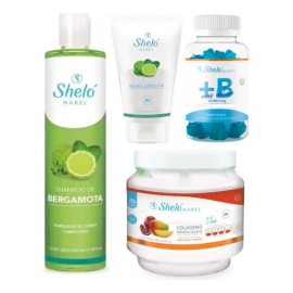 Shampoo De Bergamota Tonico Gomita Bio Colagno Cabello Shelo                                                                                          