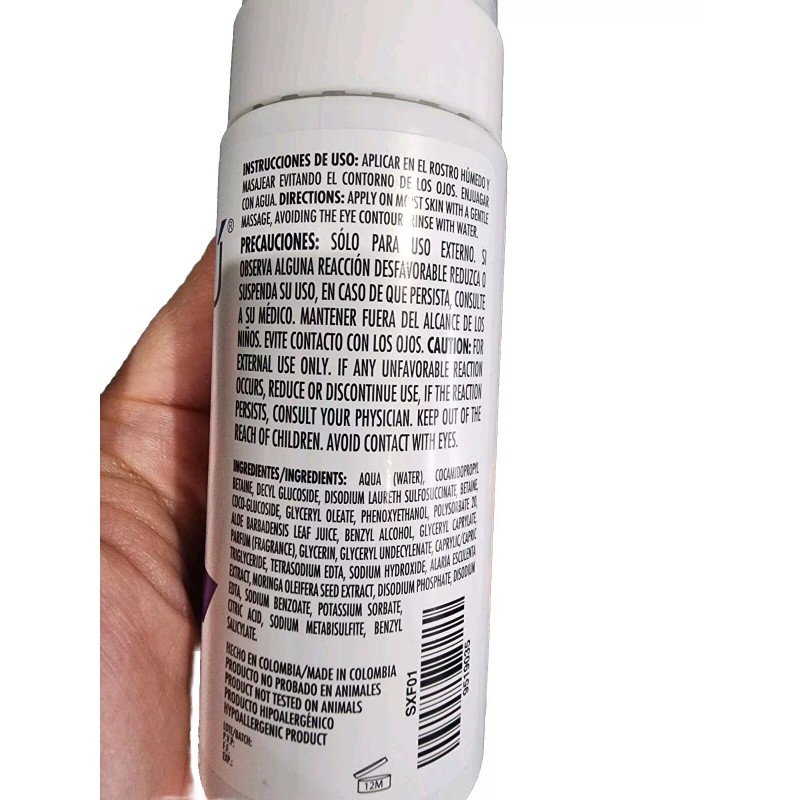 limpieza Espuma limpiadora facial,hidrata