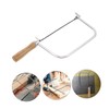 Mipcase 2 Sets Mini U Shape Coping Saw with Wooden