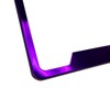 Silicone Back Guard Bottom Cut Out Corner License Plate Frame
