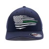 Tactical Thin Lines, Thin Red/Blue/Green/Yellow Line Waving American Flag hat,