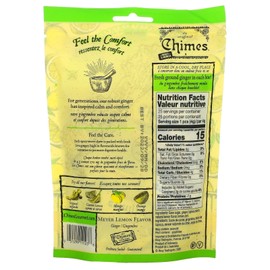 Chimes Ginger Chews Meyer Lemon Flavor 100g