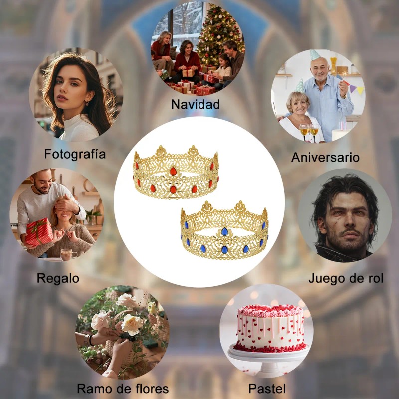 Coronas De Hombres Para Fiesta/cumpleaños/graduación/boda