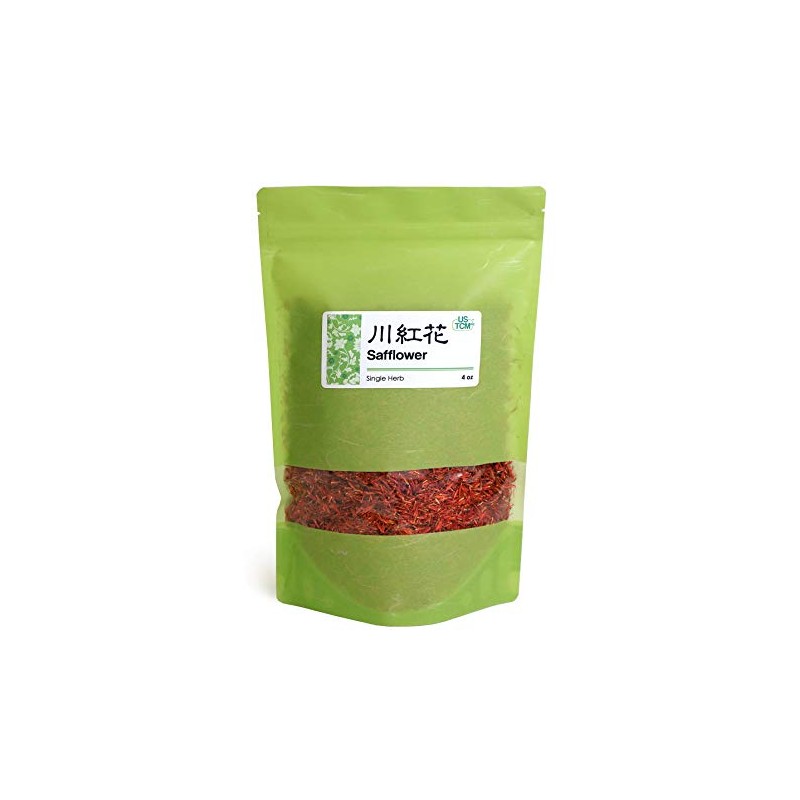 USTCM New Packaging Safflower Chuan Hong Hua 川紅花 4 Oz