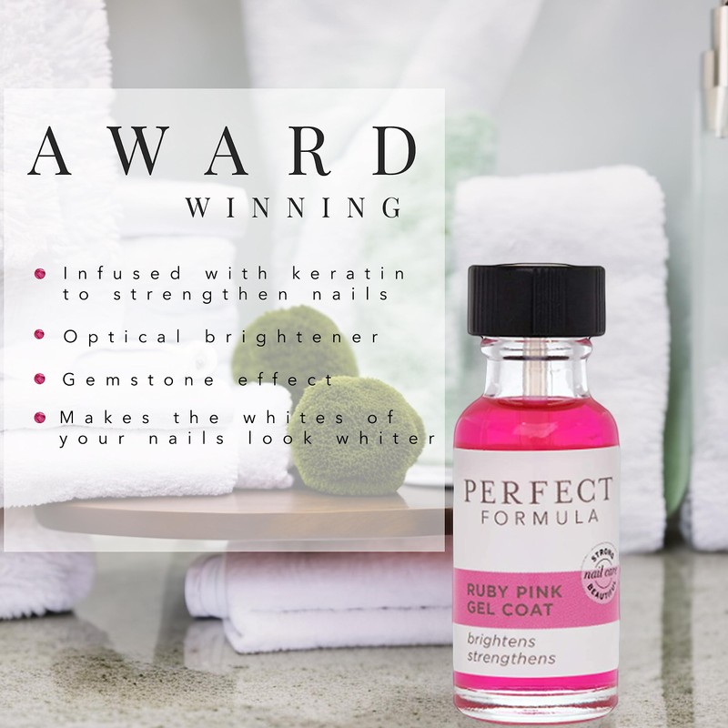 Perfect Formula Ruby Pink Gel Coat, 0.600 Fl. oz.