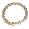 Genuine Citrine Natural Bracelet 8 mm Diameter Gemstone Bracelet a