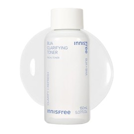 innisfree Bija Clarifying Toner with Salicylic Acid, Korean Toner for Clarifying, Smoothing, and Improving the Look of Pores (Packaging May Vary)