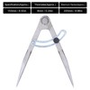 Wing Divider Gauge Compass Carbon Steel Adjustable Angle Scribing Tool
