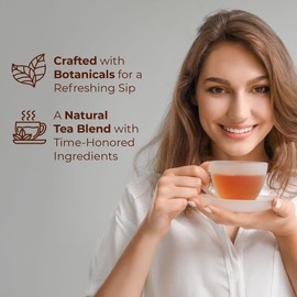 Titan Tonics Marine Collagen Beauty Tea – Infused with Organic Botanicals for Skin, Hair & Nails – Hibiscus Acai Flavor – 30 Tea Bags