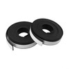 Rubber splinter protection for guide rail, chip tear protection, 2