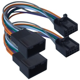 AYECEHI Inner/Add AMP Amplifier Subwoofer Speaker Wiring T-Harness Radio Stereo Plug Connector Compatible with Toyota Camry 2018-2024 for Toyota RAV4 2019-2024 Car Radio Stereo Plug Connector-2 Pack