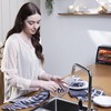 Penguin Home Premium 100% Pure Cotton Grey Tea Towel for