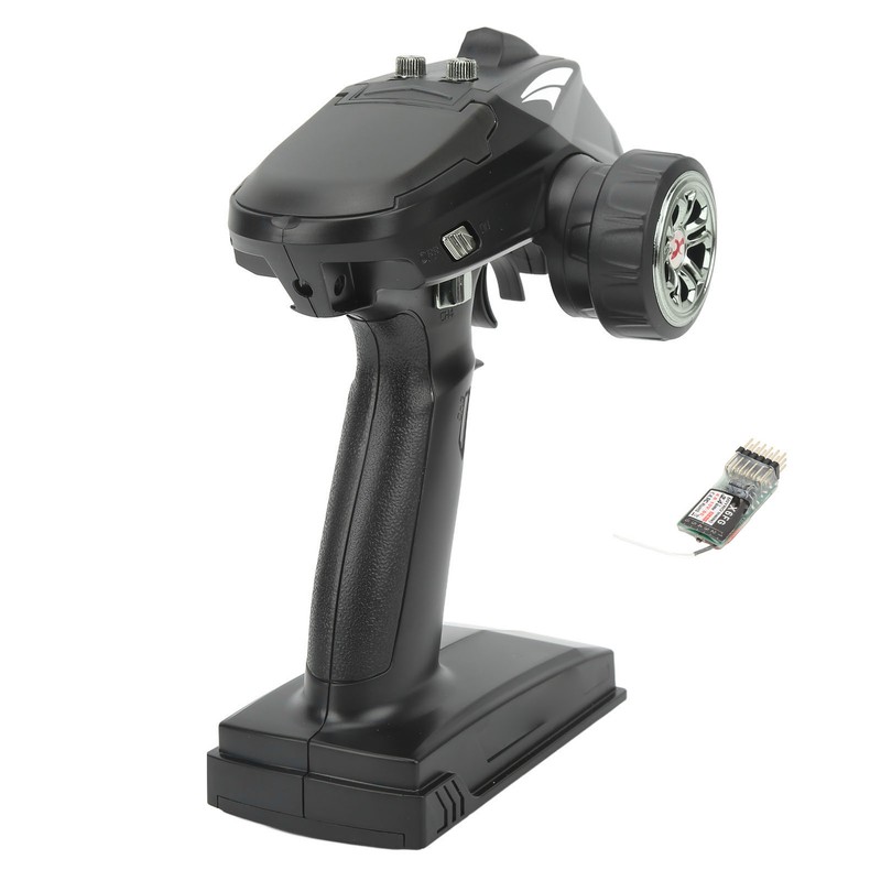 RC Transmitter Black 2.4G 6CH Sensitive Remote Controller With Receiver