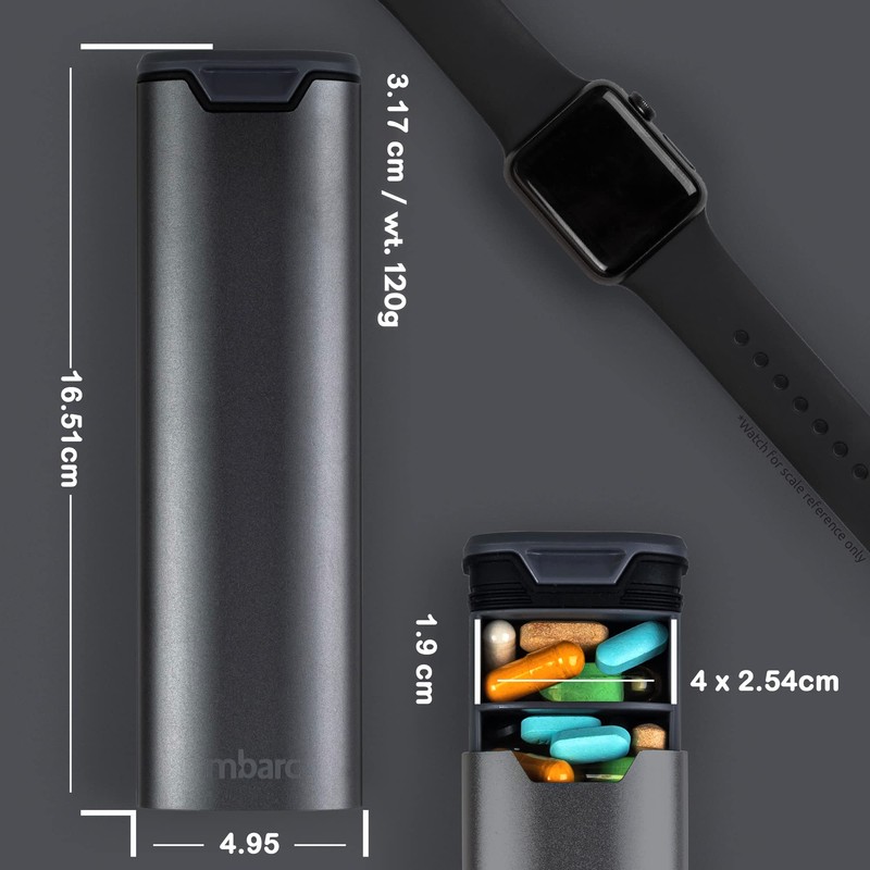 7-Day Modern Pill Organiser, Premium Style, Functional Design,Large Capacity, Moisture-Proof