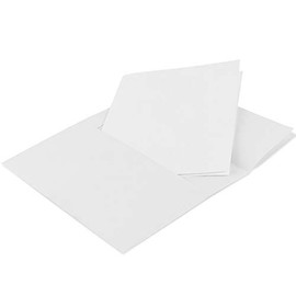 Blank White Greeting Cards With White Envelopes 5" x 7" Pack Of 20 Printable Note Cards With Corresponding Envelopes