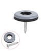 sourcing map 25mm Furniture Feet Slider Glides Screw-in Chair Leg