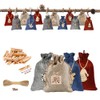 24 Advent Calendar for Filling Bags DIY Christmas Drawstring Gift