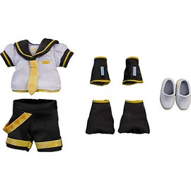 Good Smile Character Vocal Series 02: Kagamine Len Nendoroid Doll Outfit Set Figure Accessory, Multicolor