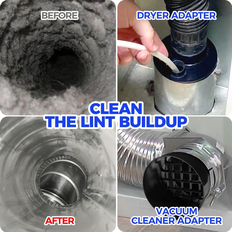 Holikme Dryer Vent Cleaner Kit Dryer Cleaning Tool Include Dryer