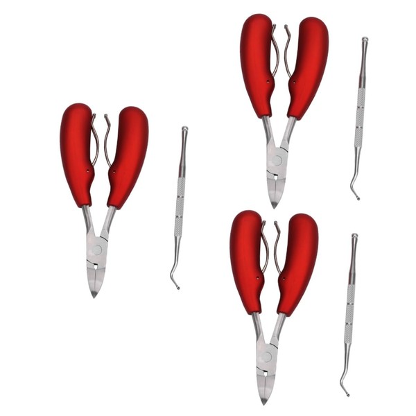 NOLITOY Pcs Stainless Steel Professional Nail Cutters Wide Toe Nippers