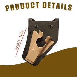 Slot Fishing Rods Hip Holster, Adjustable Hands-Free Rod Holder, Waist Wading Belt, Portable Pole Insert, Quick Pull Waist Belt with Hidden Pockets for Outdoor Flies and Shore Fishing