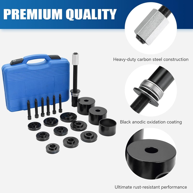 ATPEAM 19pcs Universal Front Wheel Drive Bearing Puller | Front