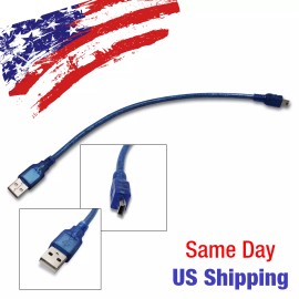 Brain Wire Mini USB Cable 30cm (12in) 1ft USB 2.0 Male Type A for Arduino - US Shipping!