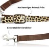 Headcollar for Horses, Stylish Leopard Look, 2-Way Adjustable Buckles, Shetty,