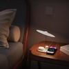 Budi 3-in-1 Wireless Charging Station With Night Light - White