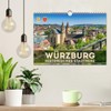 WÜRZBURG Historisches Stadtherz (Wandkalender 2026 DIN A4 quer), CALVENDO Monatskalender: