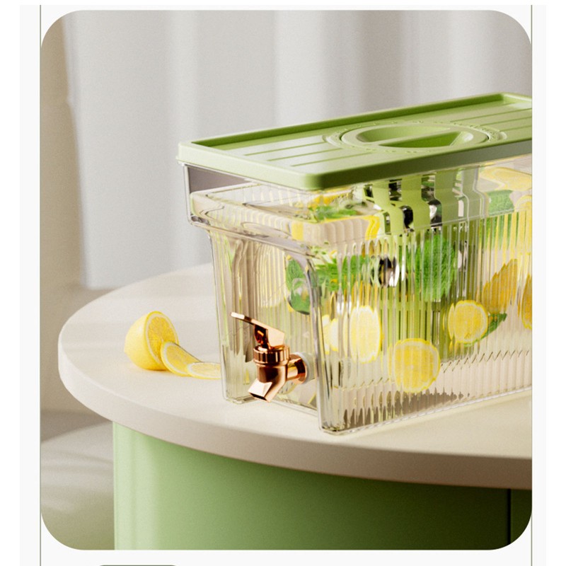 Cold Kettle with Faucet 3L PET Refrigerator Water Filter Dispenser