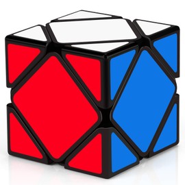 Maomaoyu Magic Cube Skewb Speed Magic Cube Puzzle Magic Cube PVC Sticker for Fast and Precise Black