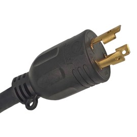 Fullsky FC-EVL6345 Male Generator 3 Prong Plug to Female 4 Prong 14-50R Receptacle 3 Prong to 4 Prong EV Charge Adapter Cord NEMA L6-30P to 14-50R 30A to 50A Output 30Amp 250Volt(Only for EV use)