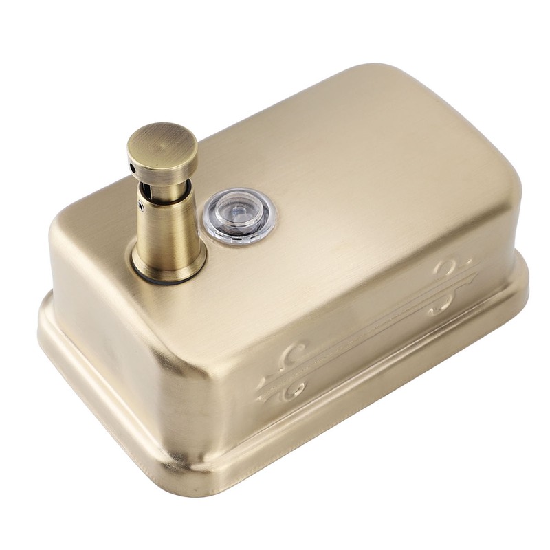 Wall Mount Commercial Soap Dispenser Large Capacity Leakproof Manual Stainless