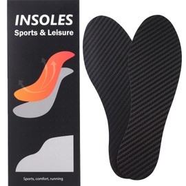 Carbon Fiber Insole for Men Women Rigid Carbon Fiber Shoe Insert Carbon Fiber Foot Plate for Hallux Rigidus Limitus, Turf Toe (Insole Length 255mm - Men's 7/ Women's 6.5 (UK), 1 Pair)