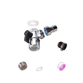 EZRODI Faucet Sprayer Attachment Female M22x 1 Thread x Male 1/2" Thread Faucet Splitter Washing Machine Hose Adapter (Connect with 1/2" Hose, Faucet Diverter Valve for Washing Machine)