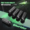 glorider 9/16-18 Spline Lug Nut 32pcs for Dodge 2500 3500