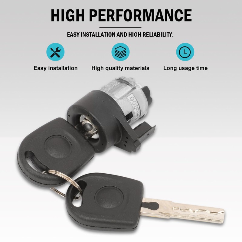 Taesayl Neiman Ignition Lock Steering Anti-Theft Switch Lock Compatible with
