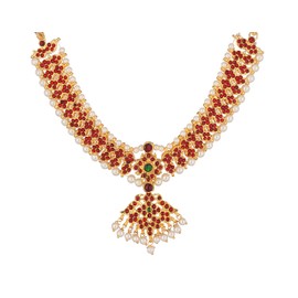 Fashionatelier Mango Necklace Set with Jumki