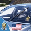 Heavy Duty Police Shield Holder for Car Window - Fits