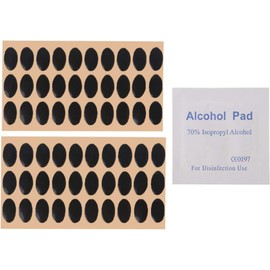 60Pcs Black Mouse Feet Sticker Mouse Skates Pads Replacement Mouse Feet for M215 / M310 / M325 Mouse Pads and Wrist Rests, Mouse Pads