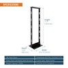 Tecmojo 38U 2-Post Open Frame Server Rack– 19" Network, Server,