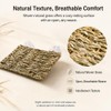 MHLLGN Reptile Hammock with 2 Suction Cups, Handwoven Natural Grass