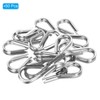 PATIKIL M6 Stainless Steel Sleeves, 50pcs Wire Rope Thimble 1/4"