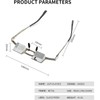 Lazy Glasses Laying Down Light-weight Prism Glasses Relaxer when Reading
