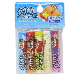 Garigari-kun Pencil Cap Pencil Cover Set of 5 / 2 Funbox Back to School Prep Stationery, Character Goods, Mail Order