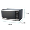 West Bend WBMW92S Microwave Oven 900-Watts Compact with 10 Power