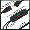 Power Cord Extension Y Splitter with ON Off Switch Plug