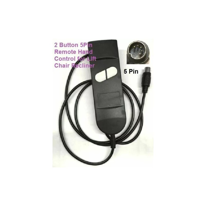 syleaf 2-Button 5 pin Hand Control Remote Okin LIMOSS Lazboy