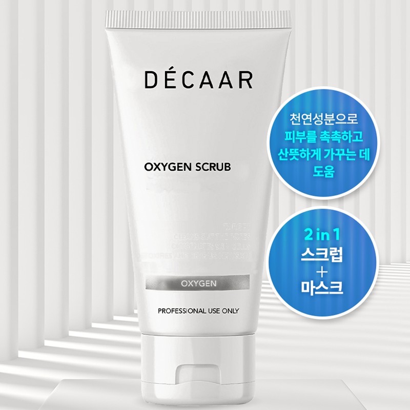 Deca Oxygen Scrub 150ml Pore Cleansing Exfoliating Gel / 데카